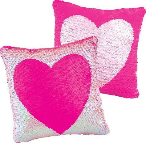 Azure magical heart pillow